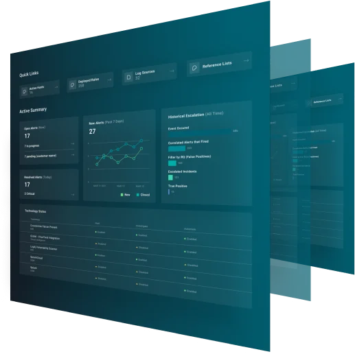GreyMatter dashboard active summary