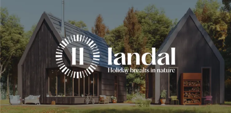 Landal Logo and park image