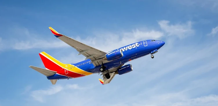 southwest airplane image
