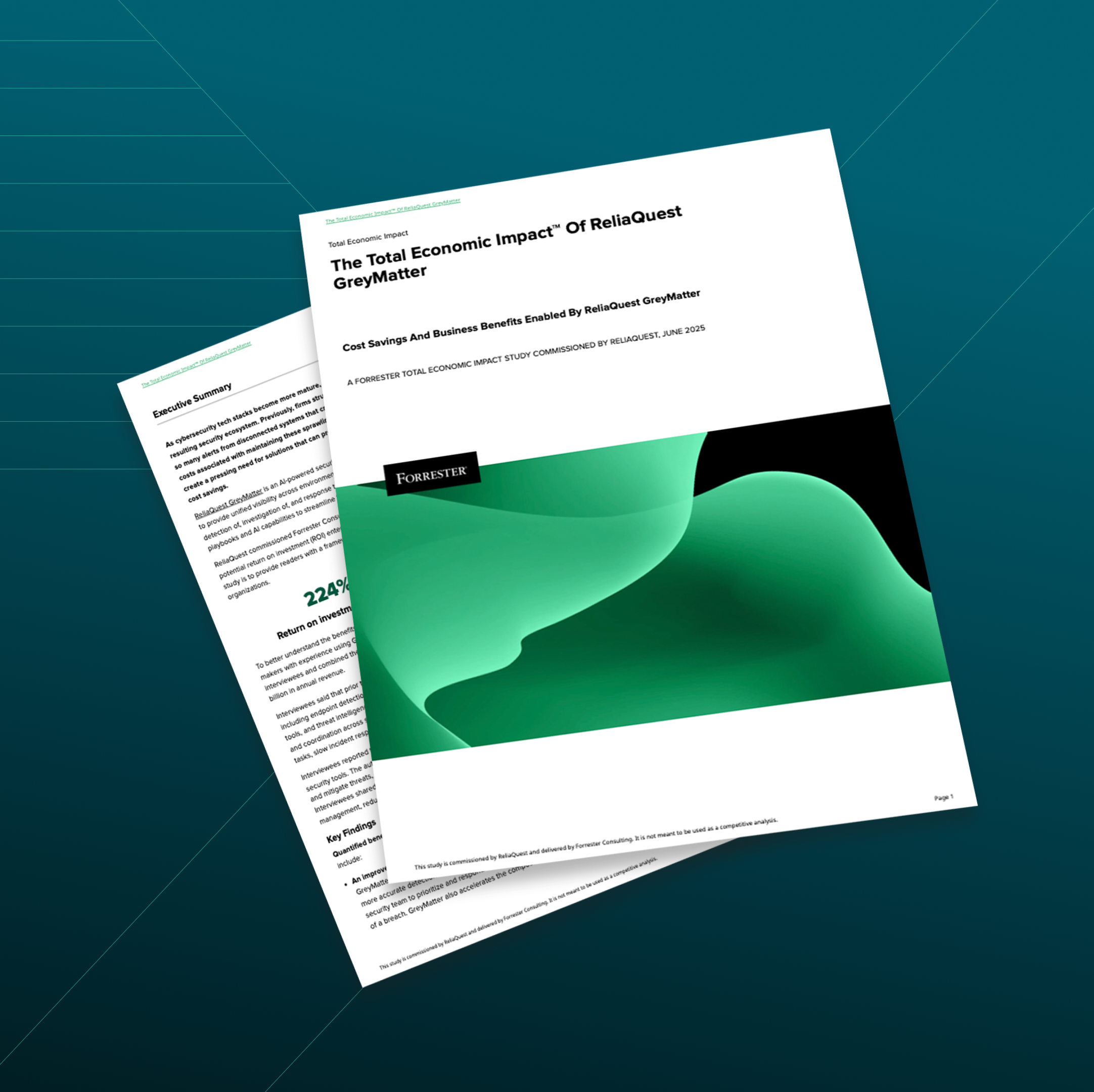 The Total Economic Impact of ReliaQuest GreyMatter - Forrester report
