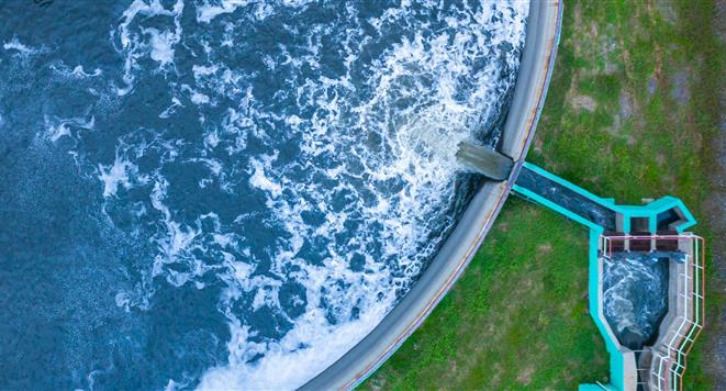 Water treatment background image