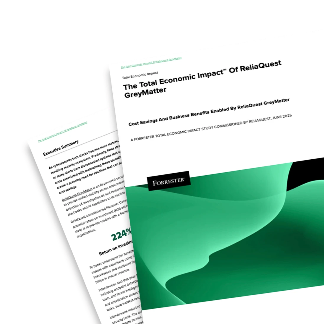 The Total Economic Impact of ReliaQuest GreyMatter - Forrester report